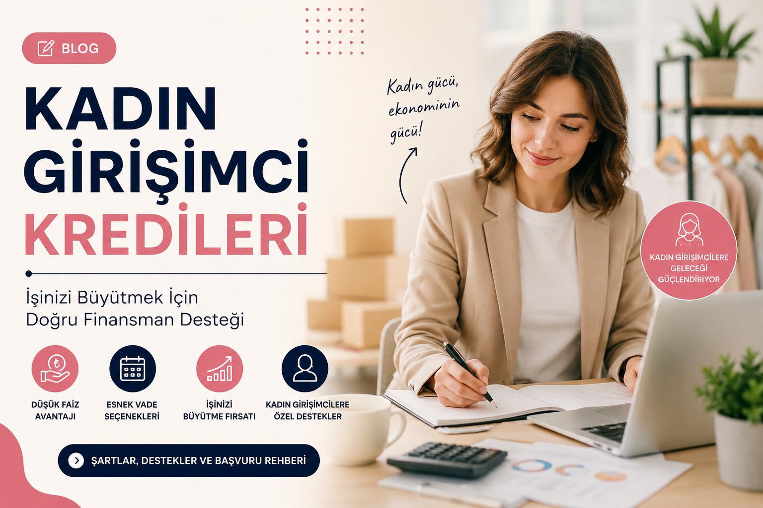 Kadın Girişimci Kredileri Nedir? Şartları, Destekler ve Başvuru Rehberi (2026)